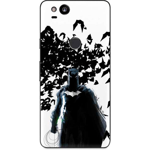 DC Comics Batman Holding batarang Art Google Pixel 2 Skin